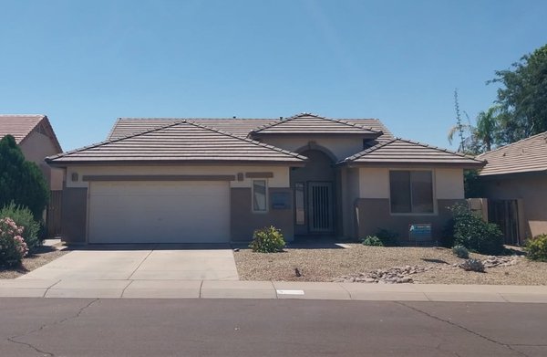 Leaking Tile Roof – Underlayment Replacement - This homeowner was experiencing roof leaks caused by aging underlayment that had reached the end of its service life. While the tile itself was still in good condition, the waterproofing layer beneath it had deteriorated and was no longer providing the protection the home needed.
Our AZ Shingle Pros crew carefully removed the existing roof tiles, replaced the old underlayment with a new waterproofing system, addressed the necessary roof details, and then reinstalled the existing tile to restore the roof.
The result is a refreshed tile roofing system that maintains the look of the original roof while providing renewed protection against Arizona’s sun, rain, and monsoon storms.
If you have a tile roof that is leaking—or you're unsure about the condition of the underlayment beneath your tiles—AZ Shingle Pros can help. We offer free roof evaluations and detailed photo reports so you can understand exactly what is happening with your roof before making any decisions. Leaking Tile Roof – Underlayment Replacement - This homeowner was experiencing roof leaks caused by aging underlayment that had reached the end of its service life. While the tile itself was still in good condition, the waterproofing layer beneath it had deteriorated and was no longer providing the protection the home needed.
Our AZ Shingle Pros crew carefully removed the existing roof tiles, replaced the old underlayment with a new waterproofing system, addressed the necessary roof details, and then reinstalled the existing tile to restore the roof.
The result is a refreshed tile roofing system that maintains the look of the original roof while providing renewed protection against Arizona’s sun, rain, and monsoon storms.
If you have a tile roof that is leaking—or you're unsure about the condition of the underlayment beneath your tiles—AZ Shingle Pros can help. We offer free roof evaluations and detailed photo reports so you can understand exactly what is happening with your roof before making any decisions.