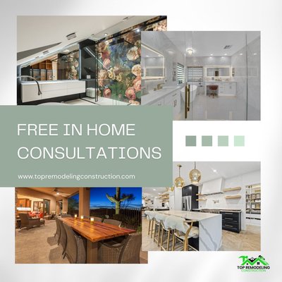 Free In Home Design Consultations - Top Remodeling Construction is a family-owned and operated business.
With over ten years of experience, we focus on quality over quantity when it comes to our remodeling services.
We offer various services with competitive pricing and excellent customer service.
No job is too small or too big for our licensed contractors.
Regardless of the job’s size, we will ensure that everything is finished according to your specifications.
You can trust that our team will provide you with the results you deserve, so contact us today at Top Remodeling Construction to schedule a free quote today! Free In Home Design Consultations - Top Remodeling Construction is a family-owned and operated business.
With over ten years of experience, we focus on quality over quantity when it comes to our remodeling services.
We offer various services with competitive pricing and excellent customer service.
No job is too small or too big for our licensed contractors.
Regardless of the job’s size, we will ensure that everything is finished according to your specifications.
You can trust that our team will provide you with the results you deserve, so contact us today at Top Remodeling Construction to schedule a free quote today!