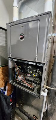 Gas valve replacement - Furnace repair. Gas valve replacement
