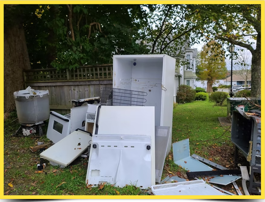 Appliance Junk Removal - BAY AREA APPLIANCES JUNK REMOVAL COMPANY
Old, broken, or unwanted appliances can take up valuable space and create safety hazards around your property.
 
Our professional appliance junk removal services help Bay Area homeowners, property managers, landlords, and business owners quickly dispose of bulky appliances without the hassle of heavy lifting, transportation, or proper disposal concerns.

Refrigerators
Water Heaters
Stoves, Ovens, Microwaves
​Air Conditioners
Dishwashers 
Washing Machines and Dryers
Televisions

We Serve all of Bay Area including: 
ALAMEDA	
BERKELEY 	
BERKELEY HILLS 	
CONCORD	
LAFAYETTE	
OAKLAND	
ORINDA	

Fast, Affordable Appliance Removal for Bay Area Residential Homes in Northern California
Many Bay Area homeowners struggle with disposing of old appliances after purchasing new models.
Large appliances are difficult to move and often require special handling and disposal procedures.
Our residential appliance removal services are ideal for:
Kitchen remodeling projects
Home appliance upgrades
Garage cleanouts
Estate cleanouts
Foreclosure cleanups
Property preparation for sale
Downsizing projects
Moving-related cleanouts

Top Junk Removal Requests in the Bay Area
Furniture removal (couches, tables, dressers)
Mattress disposal
Appliance removal
Garage cleanouts
Yard waste removal
Construction debris removal
Office cleanouts
Estate cleanouts
Hot tub removal
E-waste and electronics disposal
Storage unit cleanouts
Hoarder cleanups
Property management cleanouts
Moving cleanouts
Foreclosure cleanouts
