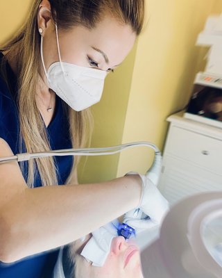 Hydrofacial - HydraFacial is a popular skincare treatment that combines cleansing, exfoliation, extraction, hydration, and antioxidant protection. It's known for being gentle yet effective, offering immediate results with no downtime. If you're considering it, this could be a great opportunity to try it at a discounted rate. 
Please contact us at your earliest convenience to schedule your appointment at 415-757-0265