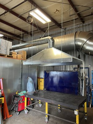 EXTRACTION HOOD AND AIR DUCT INSTALLATION - Extraction hood installation EXTRACTION HOOD AND AIR DUCT INSTALLATION - Extraction hood installation