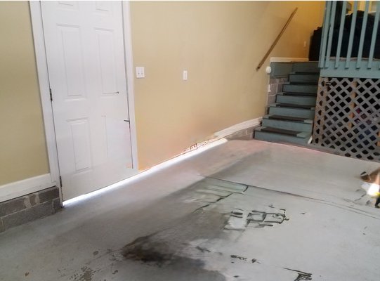 Man Cave Room Addition - Man Cave Room Addition. This two door garage was transformed into a beautiful man cave. 
.