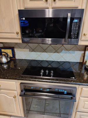 Variety of appliance installs - Various examples of good work
