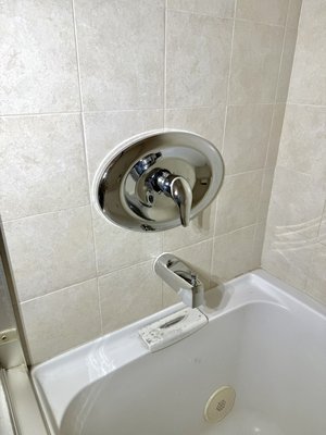 Fixing leaks in the home. - This project was a new shower valve installation due to the old one constantly leaking. The reason the valve failed was due to extremely high water pressure. We found that customer‘s pressure regulator was no longer working, which then caused the shower valve to leak. We installed a new pressure regulator to protect the house from any further leaks.