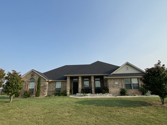 Devonshire - Roof Replacement - This home received a complete roof installation. The home was upgraded to our 30 Year GAF High Definition Architectural Shingles in Charcoal Black. Our customers receive our highest quality work. We enjoy making a difference in communities! Devonshire - Roof Replacement - This home received a complete roof installation. The home was upgraded to our 30 Year GAF High Definition Architectural Shingles in Charcoal Black. Our customers receive our highest quality work. We enjoy making a difference in communities!
