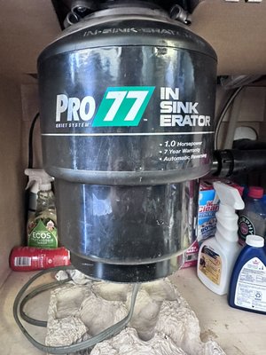 Replacement garbage disposal - The client contacted me. The engine burned out at the old one. I changed it. Replacement garbage disposal - The client contacted me. The engine burned out at the old one. I changed it.