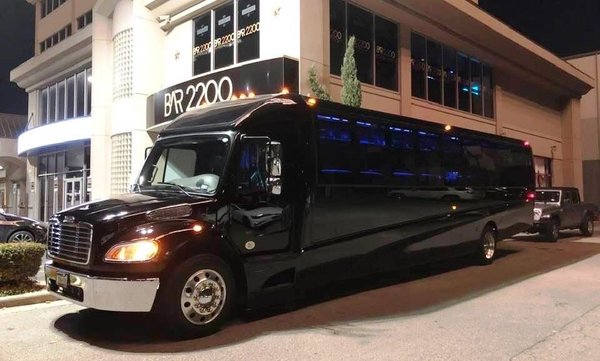 Grech Partybus - Party bus are fully loaded with an upgraded sound system, flat panel TVs, fiber optic and mood lighting, and a bar setup with complimentary refreshments and glassware, and a privacy partition. VIP seating, perfect for any special occasion or a night out on the town! Grech Partybus - Party bus are fully loaded with an upgraded sound system, flat panel TVs, fiber optic and mood lighting, and a bar setup with complimentary refreshments and glassware, and a privacy partition. VIP seating, perfect for any special occasion or a night out on the town!