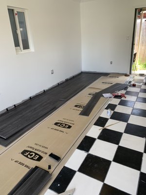 Flooring - Remodeling back room Flooring - Remodeling back room