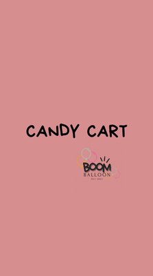 Candy cart - White candy cart for your events! Any colors of balloons are available Candy cart - White candy cart for your events! Any colors of balloons are available