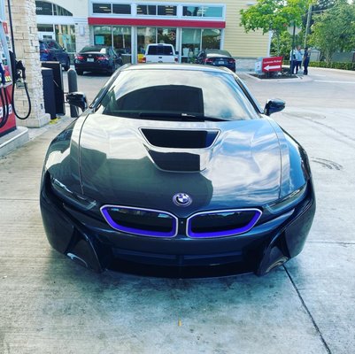 bmw i8 - One of my favorite cars to detail was the BMW i8. Once cleaned, its sleek design and futuristic contours truly shine, transforming into a stunning piece of automotive art. The way it reflects light and showcases its unique features makes it an absolute joy to work on and admire.