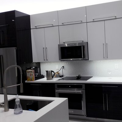 Custom Kitchen Cabinets Miami - Expand the photo and do not lose detail. Our combinations and customizations in white are pure art. Wall cabinets 56”, Customize base oven cabinet, space for cook top… Did you see the quartz countertop with waterfall effect? ❤️ “Match” assured.
If you are wondering where to find us… Visit our Showroom: 13400 SW 134 th Ave #5 Miami, FL 33186. We are waiting for you! Custom Kitchen Cabinets Miami - Expand the photo and do not lose detail. Our combinations and customizations in white are pure art. Wall cabinets 56”, Customize base oven cabinet, space for cook top… Did you see the quartz countertop with waterfall effect? ❤️ “Match” assured.
If you are wondering where to find us… Visit our Showroom: 13400 SW 134 th Ave #5 Miami, FL 33186. We are waiting for you!