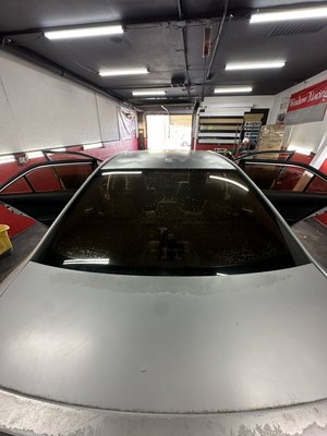 Tint removal - Customer came in for a removal of the old film the finished product came looking really good !