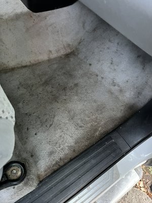 Carpet shampooing - Complete Transformation of a filthy floor carpet! Carpet shampooing - Complete Transformation of a filthy floor carpet!