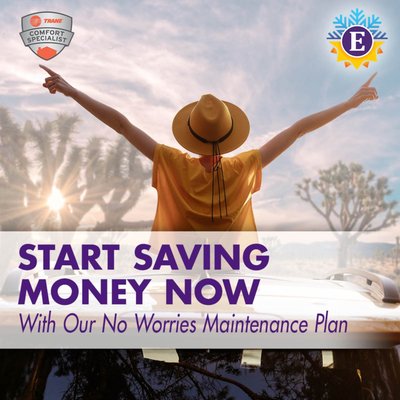 Maintenance Plan - Save money and let your worries disappear with our maintenance plan! Call today to learn more Maintenance Plan - Save money and let your worries disappear with our maintenance plan! Call today to learn more