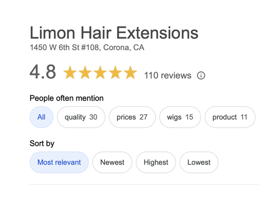 Reviews | References | Testimonials - Thank you for considering Limon Hair Extensions for your styling needs. We appreciate your understanding as we continue to grow our Yelp reviews organically. In the meantime checkout what others have said about our products and customer service elsewhere online. Reviews | References | Testimonials - Thank you for considering Limon Hair Extensions for your styling needs. We appreciate your understanding as we continue to grow our Yelp reviews organically. In the meantime checkout what others have said about our products and customer service elsewhere online.