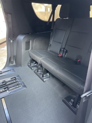 2025 Chevy Suburban Interior Detail - Full interior detail on a 2025 Chevy Suburban that had seen heavy family use. We thoroughly vacuumed, cleaned, and sanitized all surfaces, seats, carpets, and high touch areas to bring the interior back to a fresh, like new condition. The vehicle was left clean, refreshed, and ready for everyday use.