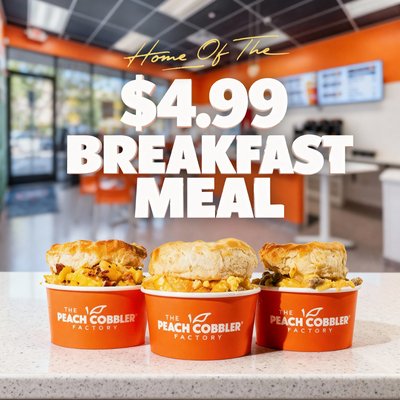 Breakfast - Big Biscuit Breakfast Bowls, Cinnamon Rolls and Coffee Breakfast - Big Biscuit Breakfast Bowls, Cinnamon Rolls and Coffee