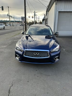 Interior and exterior details - Check out the interior and exterior detail that was done for the Q50.