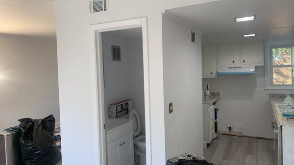 Kitchen remodel - The remodeling was done from the ground up every item in the kitchen was update with new one