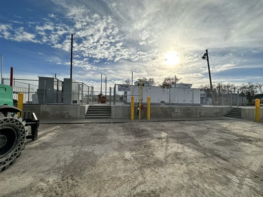 Concrete, footing, wall, excavation and grading - This is a commercial equipment compound. Footing, foundation, Symons wall, stairs, truss column caissons for fuel rail. We love what we do call us 984-377-3440 Concrete, footing, wall, excavation and grading - This is a commercial equipment compound. Footing, foundation, Symons wall, stairs, truss column caissons for fuel rail. We love what we do call us 984-377-3440