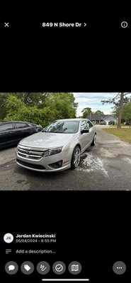 Exterior Detail, clay bar treatment and Chrome Polish - Older 2012 that hasn’t been washed in years, turned out great, customer was thrilled! Exterior Detail, clay bar treatment and Chrome Polish - Older 2012 that hasn’t been washed in years, turned out great, customer was thrilled!