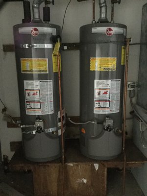 Water Heater Installation (Residential & Commercial) - Discount Plumbing can install and service ALL brands of Water Heaters! We can assist with all residential and commercial requests. Check our website or Yelp for discounts to save money on your next water heater installation!