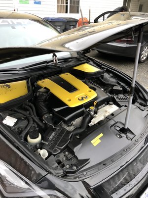 Engine Bay Details - We provide One Engine Bay Detail that can be done to any type of vehicle. We safely degrease, rinse and dry all reachable areas of the engine. and also giving it a great shine for the ultimate look!