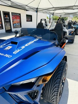 Slinging 360 - Experience the beautiful Coachella Valley with a Polaris Slingshot Rental. Let the amazing views take your breath away as you view the sights as never seen before in an open-aired, auto cycle. Enjoy a ride to Joshua Tree or the famous Salvation Mountain, how about El Paseo or Downtown Palm Springs at night… wherever your heart desires! Make your own unforgettable Slingshot adventures!
Welcome to Slinging 360! Slinging 360 - Experience the beautiful Coachella Valley with a Polaris Slingshot Rental. Let the amazing views take your breath away as you view the sights as never seen before in an open-aired, auto cycle. Enjoy a ride to Joshua Tree or the famous Salvation Mountain, how about El Paseo or Downtown Palm Springs at night… wherever your heart desires! Make your own unforgettable Slingshot adventures!
Welcome to Slinging 360!