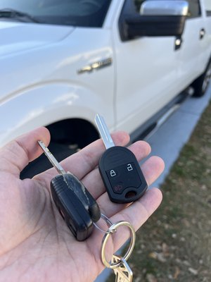 New key fob for Ford F150 - A customer's key fob stopped working. I made a new one in 10 minutes. New key fob for Ford F150 - A customer's key fob stopped working. I made a new one in 10 minutes.