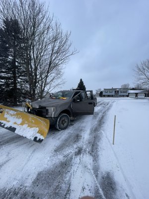 Snow Removal - This was a residential driveway plowed free of snow. Snow Removal - This was a residential driveway plowed free of snow.