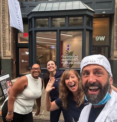 Meet the Impress teams! - Leading specialists trained in their field and focused on tech-enhanced orthodontic treatments to achieve your smile goals.