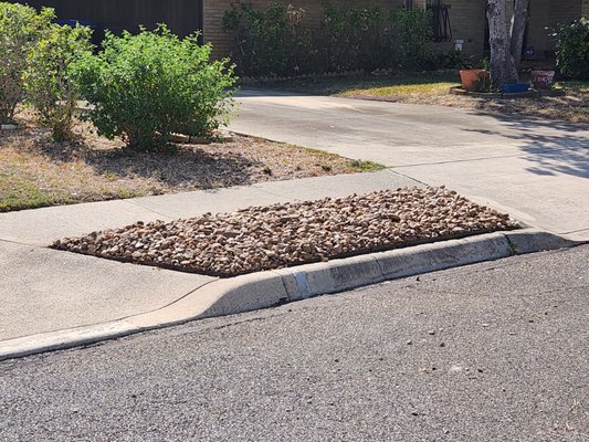 Rock Beds - Replacing grass can help in many ways. Rock Beds - Replacing grass can help in many ways.