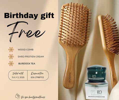 Yv Head Spa Birthday free gift!!! - Birthday free gift!!! Yv Head Spa Birthday free gift!!! - Birthday free gift!!!