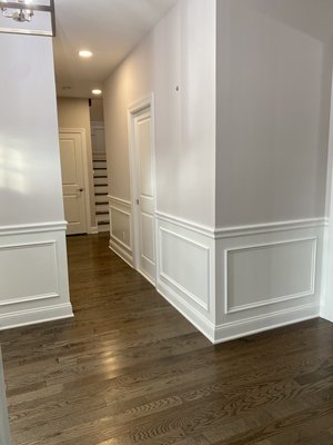 Trim work - Various wainscoting & trim projects Trim work - Various wainscoting & trim projects