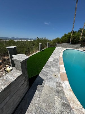A splash of green - Weather is for aesthetics or to have a place to lay and get some sun! Turf makes a great pool surround! Shut up A splash of green - Weather is for aesthetics or to have a place to lay and get some sun! Turf makes a great pool surround! Shut up