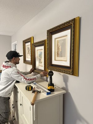Bedroom decor installation - We mount animal, heads, decor, mirrors anything you could think of in the designing world, and we have access to an interior designer that helps us make decisions Bedroom decor installation - We mount animal, heads, decor, mirrors anything you could think of in the designing world, and we have access to an interior designer that helps us make decisions