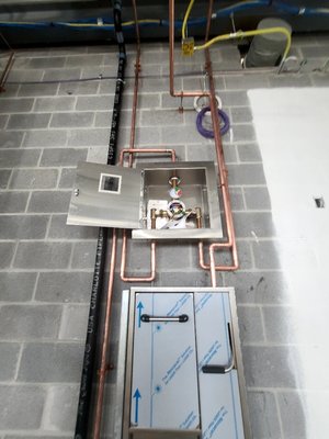 PLUMBING SERVICES - Mixing valve, storm drain, HVAC