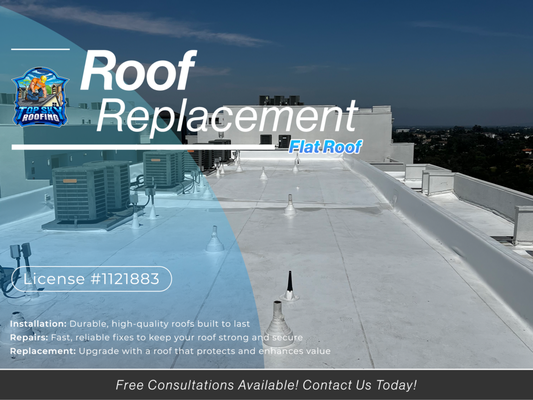 Roof Replacement, Flat Roof - Roof Replacement, Flat Roof Roof Replacement, Flat Roof - Roof Replacement, Flat Roof