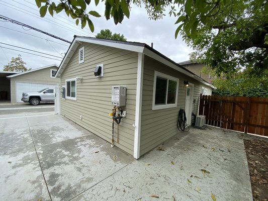 ADU - Added 200 sq ft to Existing 2- car garage. Converted space into a beautiful ADU that will pay for it self with great passive income month after month. Call us to get your started today!