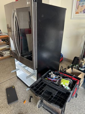 LG Fridge R600 compressor installation - Lg Refrigerator stop cooling recently 2 hours job and back in business!!! LG Fridge R600 compressor installation - Lg Refrigerator stop cooling recently 2 hours job and back in business!!!