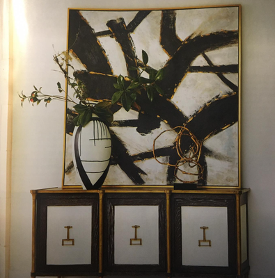 Areas of Interest - Create a focal for your room by grouping textures, colors and shapes.