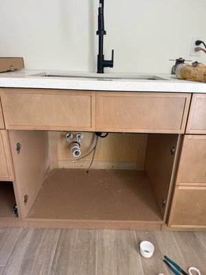 Kitchen renovation - Kitchen sink renovation.
-New sink
-New faucet
-Plumbing System Upgrade Kitchen renovation - Kitchen sink renovation.
-New sink
-New faucet
-Plumbing System Upgrade