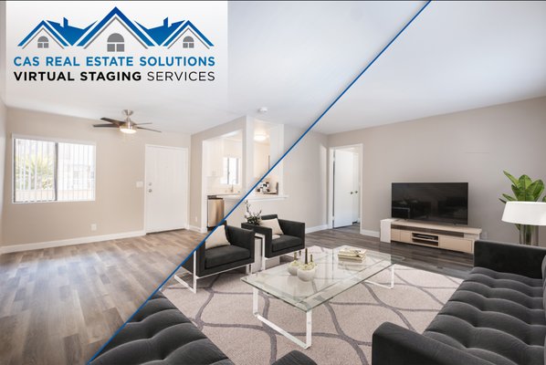 Residential Apartments Virtual Staging - Did you know that staged homes sell 75% faster than non-staged home? Transform an empty room into a beautiful modern living space with our quick turnaround virtual staging services. No need to spend thousands on furniture and appliances to stage your space. Digital is quick, cost-effective and can be changed and revised easily. We provide the photography services and Virtual Staging, all under one roof.
