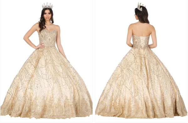 Quinceañera and Sweet 16 - This isn't just any birthday - it's the quinceañera, a sacred tradition marking your entrance into womanhood. Commemorate the occasion in timeless style with one of our beautiful quinceañera dresses. You'll find both classic ball gowns with full, ruffled skirts and on-trend fit-and-flare styles adorned with romantic lace, embroidery, and jeweled accents. No matter which look you love, we have the perfect dress to help you celebrate this milestone with sophistication and flair - without breaking the bank.
It's the night you've been dreaming about since you were a little girl - your sweet 16 celebration! Let our stunning collection of sweet 16 dresses help make that vision a reality. Whether you want a fun and flirty look for hitting the dance floor or a show stopping ball gown fit for a princess, we've got you covered. With gorgeous details like sparkling crystals, lush fabrics, and head-turning colors, these affordable frocks are guaranteed to make you feel like royalty on your big night.
Check out our website or visit our store- ask about our layaway options! Quinceañera and Sweet 16 - This isn't just any birthday - it's the quinceañera, a sacred tradition marking your entrance into womanhood. Commemorate the occasion in timeless style with one of our beautiful quinceañera dresses. You'll find both classic ball gowns with full, ruffled skirts and on-trend fit-and-flare styles adorned with romantic lace, embroidery, and jeweled accents. No matter which look you love, we have the perfect dress to help you celebrate this milestone with sophistication and flair - without breaking the bank.
It's the night you've been dreaming about since you were a little girl - your sweet 16 celebration! Let our stunning collection of sweet 16 dresses help make that vision a reality. Whether you want a fun and flirty look for hitting the dance floor or a show stopping ball gown fit for a princess, we've got you covered. With gorgeous details like sparkling crystals, lush fabrics, and head-turning colors, these affordable frocks are guaranteed to make you feel like royalty on your big night.
Check out our website or visit our store- ask about our layaway options!