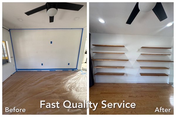 Painting & shelves - Painting & shelves