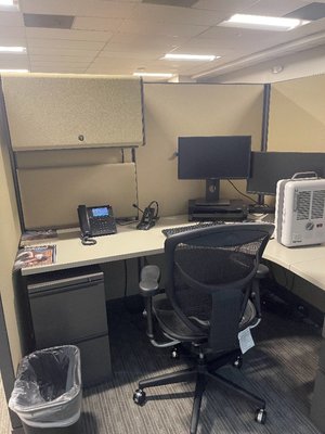 Cubicle removal - This project was to remove 40+ cubicles from a large complex
