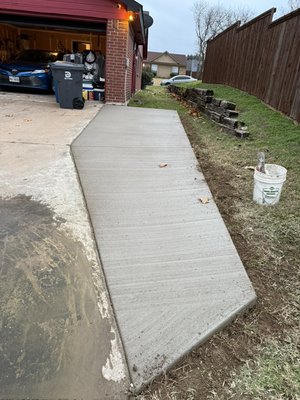 Driveway extensions - Those are couple of driveways I have done