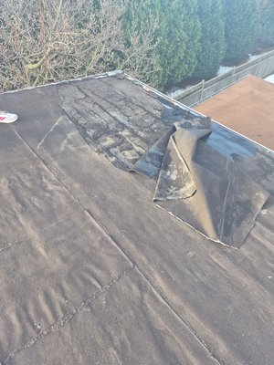 Roof repair - This was a job where we installed a new roofing system for a client who had wind and storm damage. We work very efficiently and quickly! This project was taken care of in the same day. Roof repair - This was a job where we installed a new roofing system for a client who had wind and storm damage. We work very efficiently and quickly! This project was taken care of in the same day.