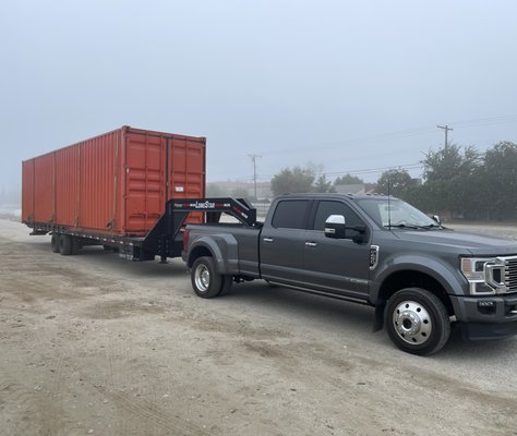 Container move on transport - We are hauling 20 and 40 foot shipping containers Container move on transport - We are hauling 20 and 40 foot shipping containers